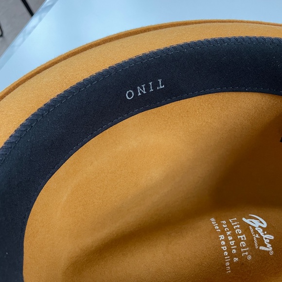 Bailey of Hollywood Wool Tino LiteFelt Fedora Hat Camel Brown Size Small - Picture 6 of 7